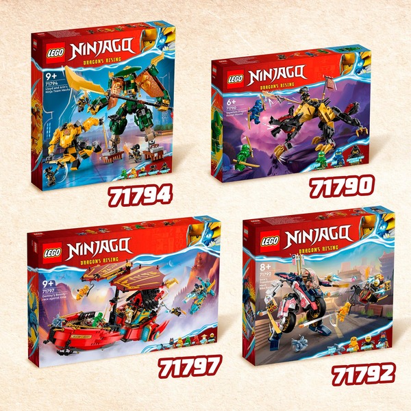 Lego Ninjago Lloyds Und Arins Training Mechs Konstruktionsspielzeug