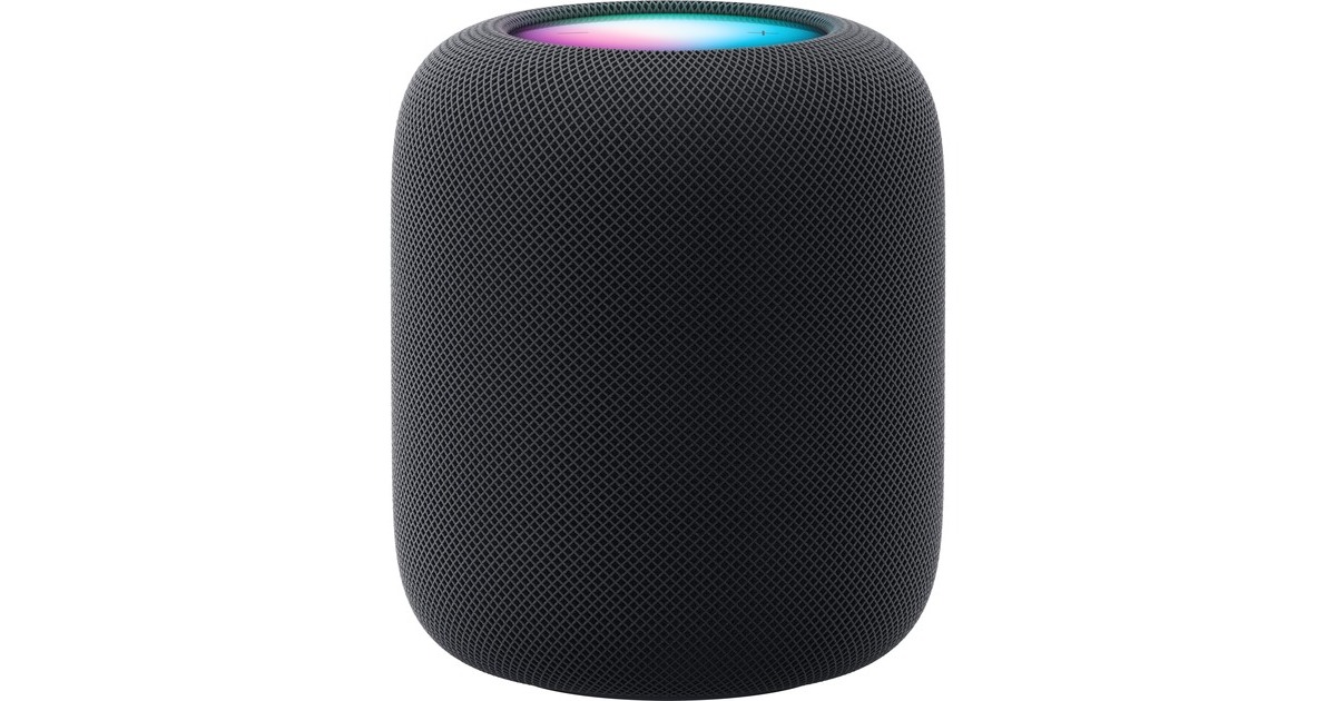 Apple HomePod Bluetooth, Lautsprecher schwarz, WLAN, (2.Generation), Atmos Dolby
