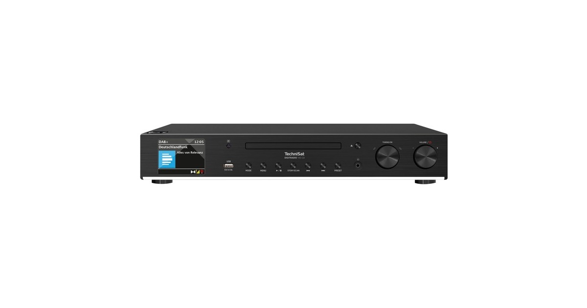 TechniSat CD WLAN, Internetradio (v3), USB schwarz, Bluetooth, DIGITRADIO 143