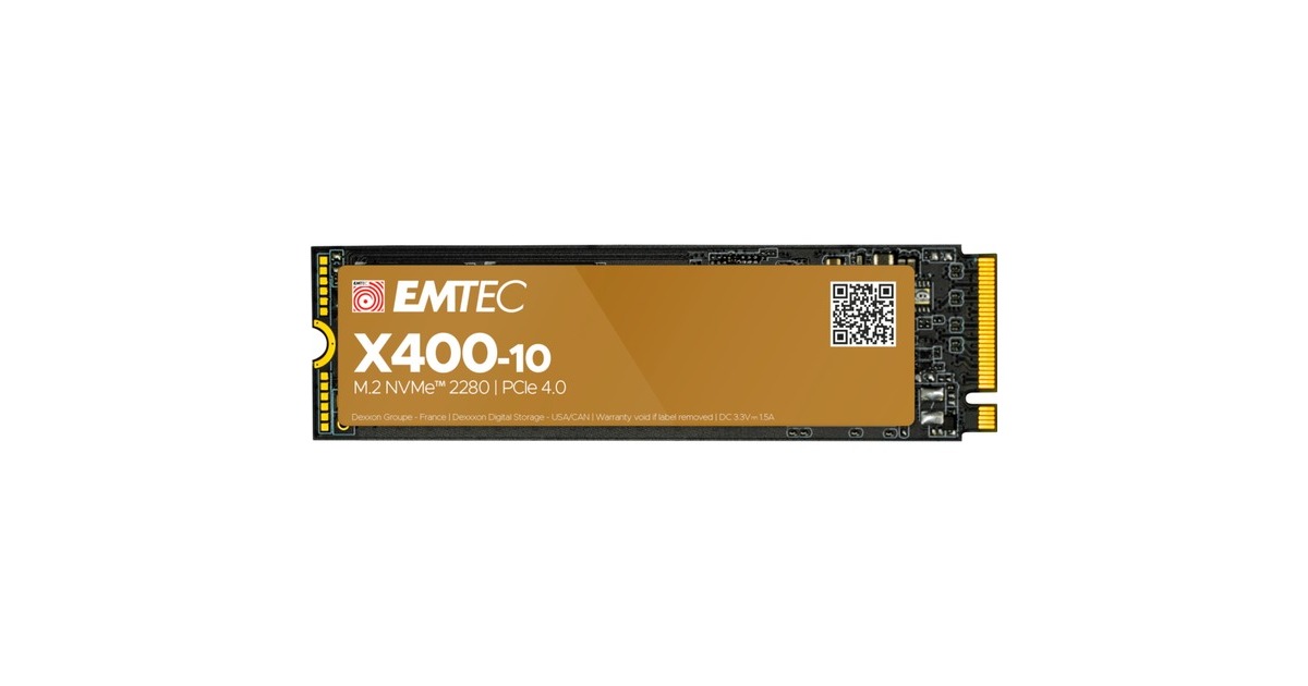 Emtec X400-10 SSD Power Pro 4 TB PCIe 4.0 x4, NVMe, M.2 2280