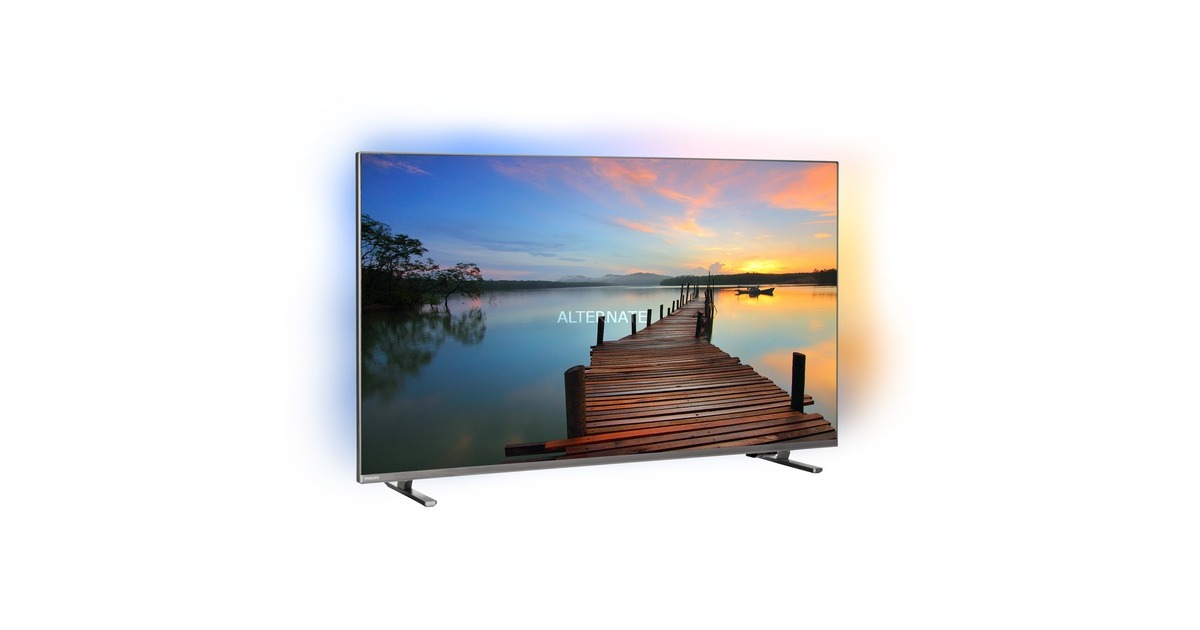 Philips the LED-Fernseher UltraHD/4K, Google cm 43PUS8518/12, 108 HDR (43 anthrazit, TV, one Zoll)