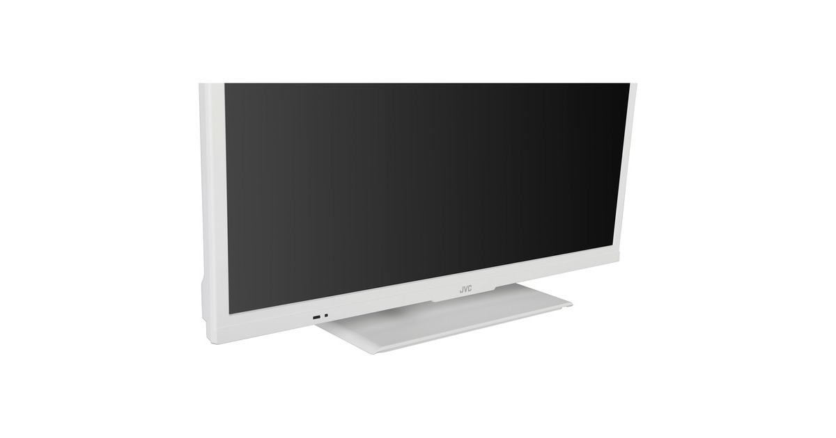 cm SmartTV WXGA, weiß, Triple 61 Zoll), LED-Fernseher JVC Tuner, LT-24VH5156W, (24