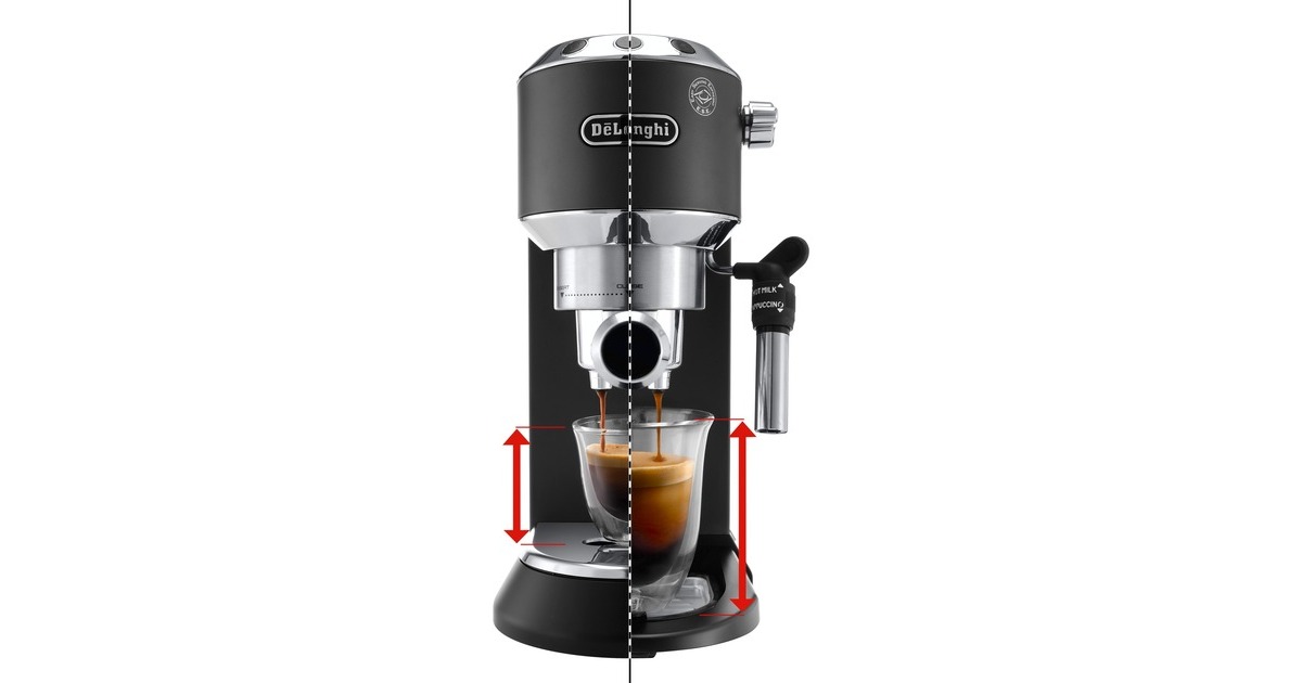 DELONGHI Dedica Style EC685.M Espressomaschine Silber Matt