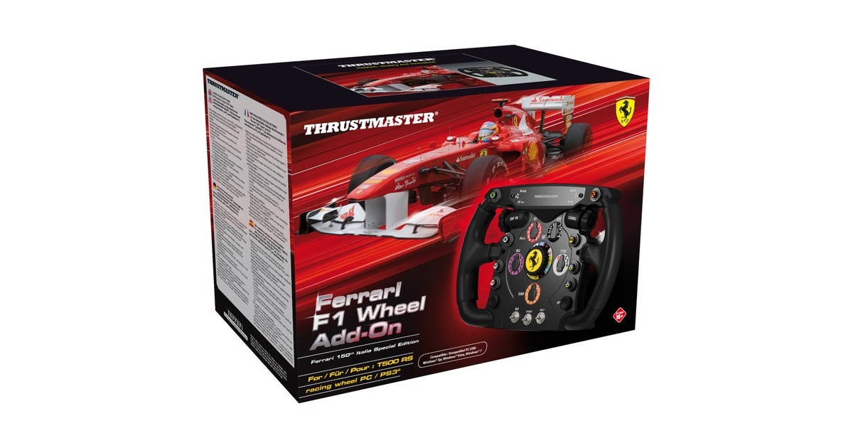 THRUSTMASTER Ferrari F1 Wheel Add-On - 家庭用ゲーム本体