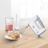 Bosch Handmixer ErgoMixx MFQ364V0 weiß/grau, 450 Watt, mit Mixfuß, Becher und Vakuum-System