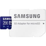 SAMSUNG PRO Plus 256 GB SDXC (2023), Speicherkarte UHS-I U3, Class 10, V30, inkl. USB-Adapter