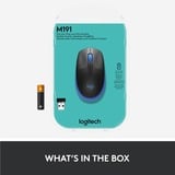 Logitech M190, Maus schwarz/blau