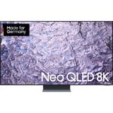 SAMSUNG Neo QLED GQ-75QN800C, QLED-Fernseher 189 cm (75 Zoll), schwarz/silber, 8K/FUHD, Twin Tuner, HDR, Dolby Atmos, 100Hz Panel