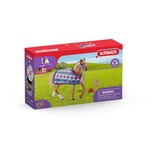 Schleich Horse Club Englisches Vollblut m Decke, Spielfigur 