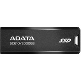 ADATA SC610 2000 GB, Externe SSD schwarz, USB-A 3.2 Gen 2