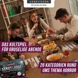 Denkriesen Stadt Land Vollpfosten - Horror Edition, Partyspiel A4-Spielblock