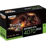 INNO3D GeForce RTX 4070 SUPER TWIN X2, Grafikkarte DLSS 3, 3x DisplayPort, 1x HDMI 2.1