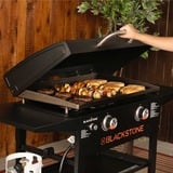 Blackstone 28" Griddle Grillstation, Gasgrill mit Deckel schwarz, 2 Grillzonen, 10kW