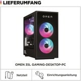 OMEN 35L Gaming Desktop GT16-0075ng, Gaming-PC schwarz, Windows 11 Home 64-Bit