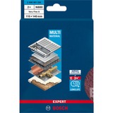 Bosch Expert Vlies-Schleifpad N880 Allzweck, 115x140mm, Schleifblatt grün, 2 Stück, zum Handschleifen