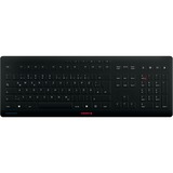 CHERRY STREAM PROTECT KEYBOARD WIRELESS, Tastatur schwarz, DE-Layout, Cherry SX-Scherentechnologie