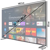 JVC LT-65VA7255, LED-Fernseher 165 cm (65 Zoll), schwarz, UltraHD/4K, Triple Tuner, SmartTV