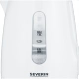 Severin WK 3411, Wasserkocher weiß, 1,0 Liter