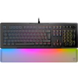 Turtle Beach Vulcan II Max, Gaming-Tastatur schwarz/transparent, DE-Layout, TITAN II Optical Red