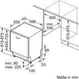 Bosch SMV4HDX52E Serie 4, Spülmaschine Home Connect