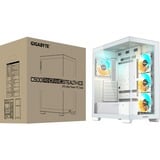 GIGABYTE C500 Panoramic Stealth Ice, Tower-Gehäuse weiß, Tempered Glass x 2