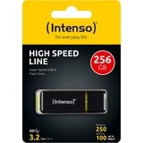 Intenso High Speed Line 256 GB, USB-Stick schwarz/gelb, USB-A 3.2 Gen 1