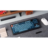 Keychron V3 Max, Gaming-Tastatur schwarz/blaugrau, DE-Layout, Gateron Jupiter Banana, Hot-Swap, RGB