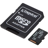 Kingston Industrial 64 GB microSDHC, Speicherkarte schwarz, UHS-I U3, Class 10, V30, A1