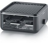 Severin Black Line Lite Mini-Raclette-Grill RG 2360 schwarz, 800 Watt