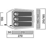 Easy Camp Tunnelzelt Reindal 3 olivgrün, Modell 2025