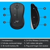 Logitech MK540 Advanced, Desktop-Set dunkelgrau, US-Layout, Plunger, für Windows