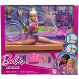 Mattel Barbie Karrieren Refresh Gymnastics Spielset, Puppe 