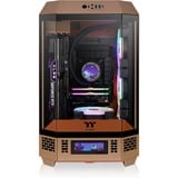 Thermaltake The Tower 300 , Tower-Gehäuse braun, Tempered Glass