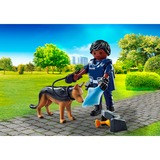 PLAYMOBIL 71162 specialPLUS Polizist mit Spürhund, Konstruktionsspielzeug 