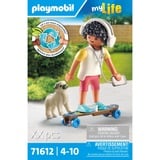 PLAYMOBIL 71612 My Life Junge mit Hund, Konstruktionsspielzeug 