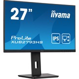 iiyama ProLite XUB2793HS-B7, LED-Monitor 68.6 cm (27 Zoll), schwarz (matt), FullHD, IPS, ergonomischer Standfuß, 100Hz Panel