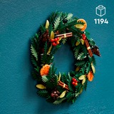 LEGO 10340 Icons Weihnachtskranz, Konstruktionsspielzeug 