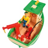 Simba Feuerwehrmann Sam - Charlies Fischerboot mit Figur, Spielfahrzeug 