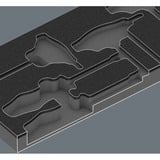 Wera 9713 Schaumstoffeinlage Hex Schraubendreher-Set 1, 12‑teilig schwarz/grau, in Schaumstoffeinlage für Werkstattwagen