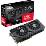 ASUS Radeon RX 7700 XT DUAL OC, Grafikkarte RDNA 3, GDDR6, 3x DisplayPort, 1x HDMI 2.1