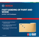 Bosch Expert C470 Schleifblatt, 115mm, K120 50 Meter Rolle, für Schwingschleifer, zum Handschleifen