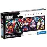 Clementoni Panorama Collection - Disney Villains, Puzzle 1000 Teile