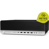 HP EliteDesk 800 G3 SFF Generalüberholt, PC-System schwarz/silber, Windows 10 Pro 64-Bit