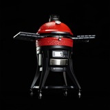 Kamado Joe Wifi-Holzkohlegrill und Smoker Konnected Joe rot/schwarz, Ø 46cm, WLAN, App