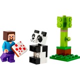 LEGO 30672 Minecraft Steve mit Baby-Panda, Konstruktionsspielzeug Polybag