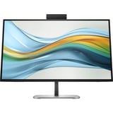 HP 527pm Konferenzmonitor, LED-Monitor 68.6 cm (27 Zoll), schwarz/silber, QHD, IPS, Daisy Chaining, Webcam, KVM, USB-C, 100Hz Panel