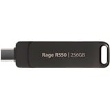 Patriot Rage R550 256GB, USB-Stick schwarz, USB-A und USB-C 3.2 Gen 1