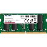 ADATA SO-DIMM 8 GB DDR4-2666, Arbeitsspeicher schwarz, AD4S26668G19-SGN, Premier Tray