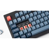 Keychron V5 Max, Gaming-Tastatur schwarz/blaugrau, DE-Layout, Gateron Jupiter Brown, Hot-Swap, RGB