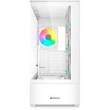 Sharkoon AK6 RGB    , Tower-Gehäuse weiß, Tempered Glass x 2